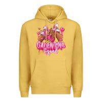 Antique Gold galentine squad afro girl sneakers Premium Hoodie - RanaPortraitStore