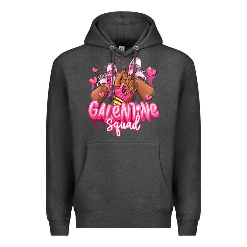 Galentine Squad Afro Girl Sneakers Premium Hoodie by RanaPortraitStore | Teevron