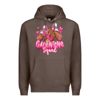 Coffee galentine squad afro girl sneakers Premium Hoodie - RanaPortraitStore