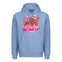 Colony Blue galentine squad afro girl sneakers Premium Hoodie - RanaPortraitStore