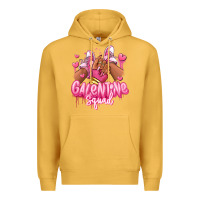 Mustard galentine squad afro girl sneakers Premium Hoodie - RanaPortraitStore