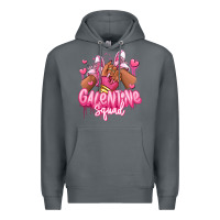 Rock galentine squad afro girl sneakers Premium Hoodie - RanaPortraitStore