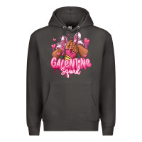 Smoke galentine squad afro girl sneakers Premium Hoodie - RanaPortraitStore