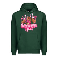 Sports Green galentine squad afro girl sneakers Premium Hoodie - RanaPortraitStore