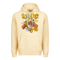 Pina Colada yellow sneaker girl afro woman Premium Hoodie - RanaPortraitStore