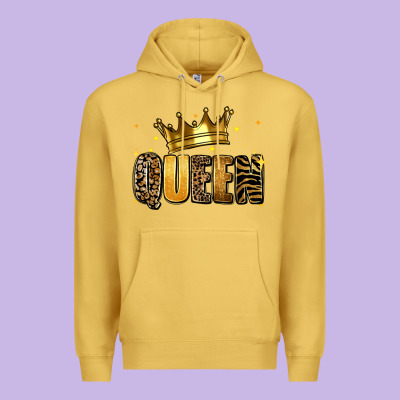 Premium Hoodie queen glitter