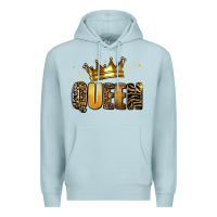 Blue Mist queen glitter Premium Hoodie - RanaPortraitStore