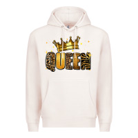 Pale Pink queen glitter Premium Hoodie - RanaPortraitStore