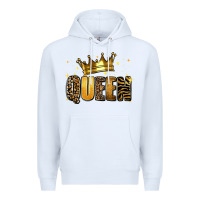 White queen glitter Premium Hoodie - RanaPortraitStore