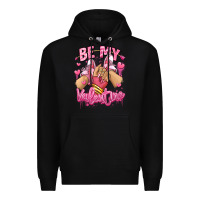 Black be my valentine light skinned girl sneakers Premium Hoodie - RanaPortraitStore