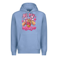 Colony Blue be my valentine light skinned girl sneakers Premium Hoodie - RanaPortraitStore