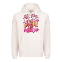 Pale Pink be my valentine light skinned girl sneakers Premium Hoodie - RanaPortraitStore