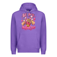 Purple be my valentine light skinned girl sneakers Premium Hoodie - RanaPortraitStore