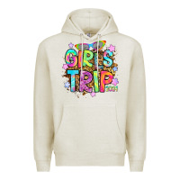 Oatmeal Heather girls trip 2024 Premium Hoodie - RanaPortraitStore
