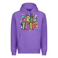 Purple girls trip 2024 Premium Hoodie - RanaPortraitStore