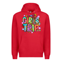 Red girls trip 2024 Premium Hoodie - RanaPortraitStore