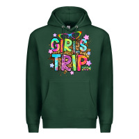 Sports Green girls trip 2024 Premium Hoodie - RanaPortraitStore