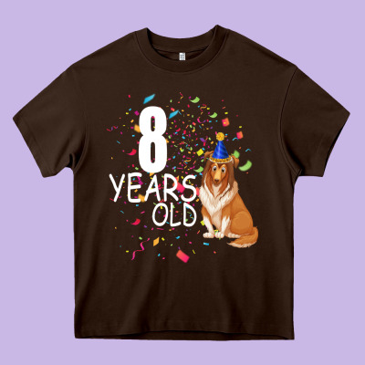 8 Years Old Heavy Core Tee Designed By Bettercallsaul