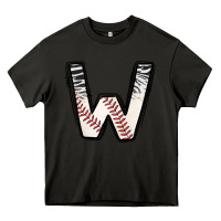 Asphalt Baseball Alphabet Heavy Core Tee - CowhideDigitalArt