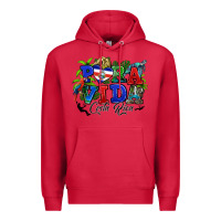 Cardinal pura vida costa rica rana Premium Hoodie - RanaPortraitStore