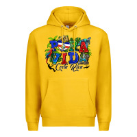 Lemon pura vida costa rica rana Premium Hoodie - RanaPortraitStore