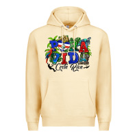 Pina Colada pura vida costa rica rana Premium Hoodie - RanaPortraitStore