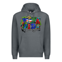 Rock pura vida costa rica rana Premium Hoodie - RanaPortraitStore