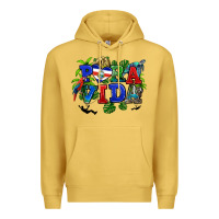 Antique Gold pura vida costa rica Premium Hoodie - RanaPortraitStore