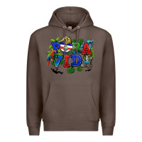 Coffee pura vida costa rica Premium Hoodie - RanaPortraitStore