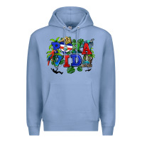 Colony Blue pura vida costa rica Premium Hoodie - RanaPortraitStore
