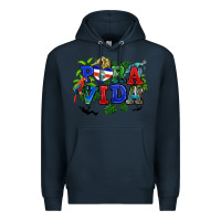 Navy pura vida costa rica Premium Hoodie - RanaPortraitStore