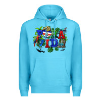 Ocean Blue pura vida costa rica Premium Hoodie - RanaPortraitStore