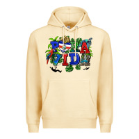Pina Colada pura vida costa rica Premium Hoodie - RanaPortraitStore