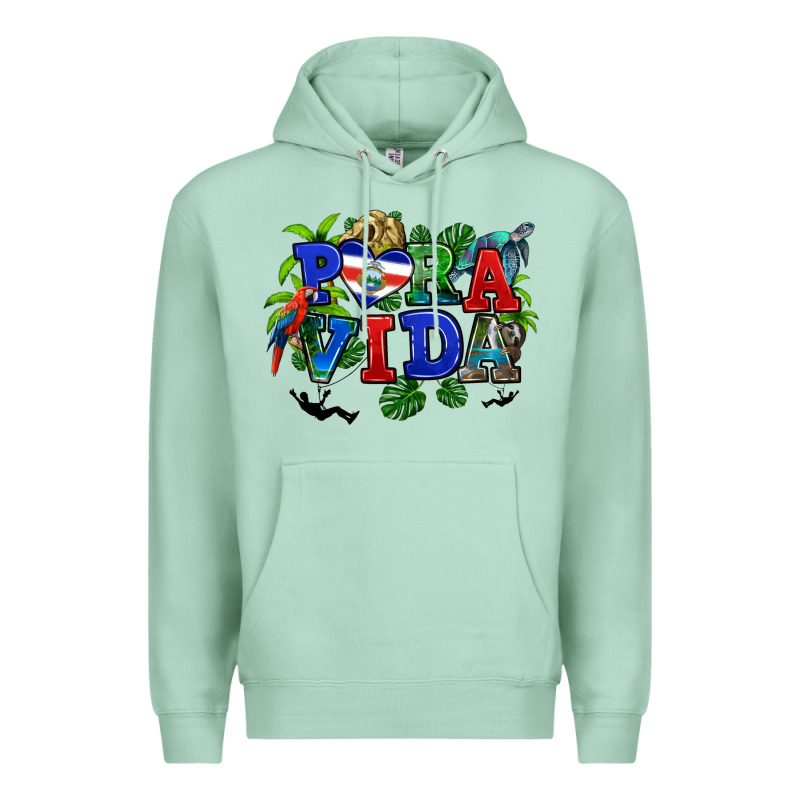 Pura Vida Costa Rica Premium Hoodie by RanaPortraitStore | Teevron