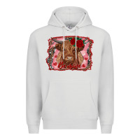 Dove Grey be mine cow Premium Hoodie - RanaPortraitStore