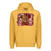 Mustard be mine cow Premium Hoodie - RanaPortraitStore