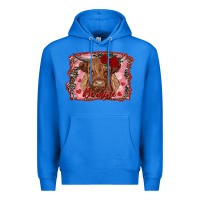 True Royal be mine cow Premium Hoodie - RanaPortraitStore