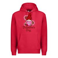 Cardinal happy valentines day gnomes with sunflower Premium Hoodie - RanaPortraitStore
