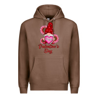 Chestnut happy valentines day gnomes with sunflower Premium Hoodie - RanaPortraitStore