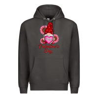 Smoke happy valentines day gnomes with sunflower Premium Hoodie - RanaPortraitStore