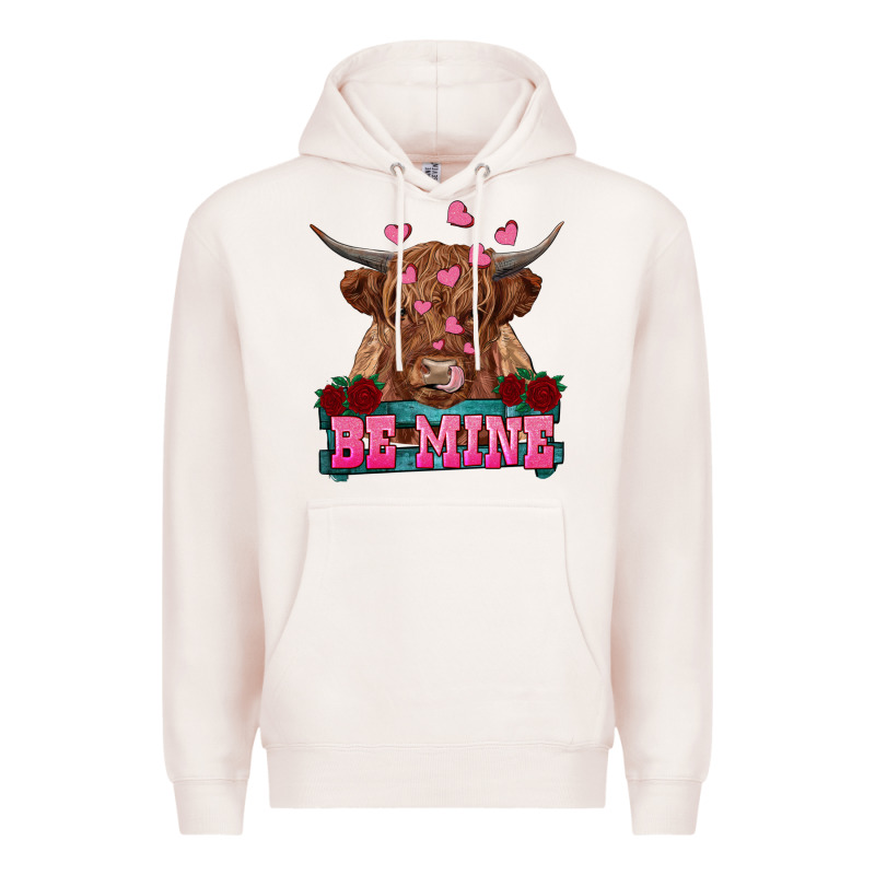 Be Mine Cow Premium Hoodie by RanaPortraitStore | Teevron