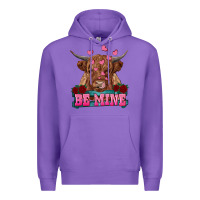 Purple be mine cow Premium Hoodie - RanaPortraitStore