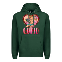 Sports Green cupid heart Premium Hoodie - RanaPortraitStore