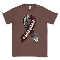 Chestnut Gray Ribbon American Football Classic Tee - BundleAndBundleShop