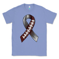Colony Blue Gray Ribbon American Football Classic Tee - BundleAndBundleShop