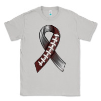 Moon Dust Gray Ribbon American Football Classic Tee - BundleAndBundleShop
