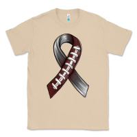 Mushroom Gray Ribbon American Football Classic Tee - BundleAndBundleShop