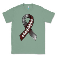 Sage Gray Ribbon American Football Classic Tee - BundleAndBundleShop