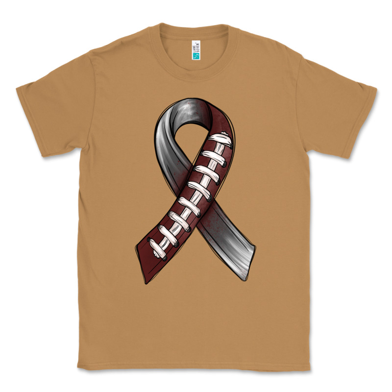 Gray Ribbon American Football Classic Tee by BundleAndBundleShop | Teevron