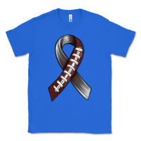 True Royal Gray Ribbon American Football Classic Tee - BundleAndBundleShop